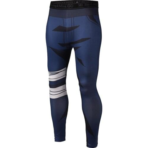 Men Fitness Quick Dry Pants Cosplay Anime characters men 2021 Cosplay Bodybuilding Skinny Trousers Tight Sweatpants