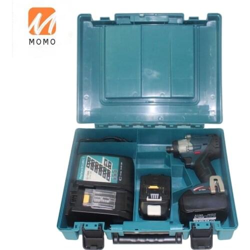 Powerful Power Tools Cordless Drill Combo Kit Impact Screwdriver Wrench Battery Toolbox