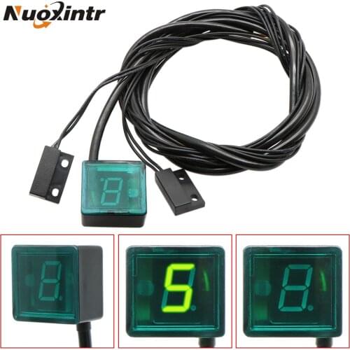 Nuoxintr 6 Speed Universal Motorcycle Motorbike Digital Gear Indicator LED Shift Lever Magnet Display For Honda Yamaha Suzuki