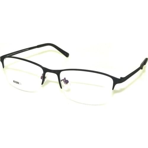 Retro Reading Glasses Rectangular Black Metal Frame Optical Eyeglasses for Men Women Ultralight Business+1+1.5 +2 +2.5+3 +3.5 +4