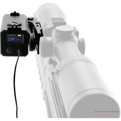 Rifle Scope Hunting Rangefinders 700m Laser Range Finder Adjust Rail Mount