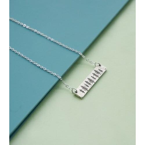 Pine Tree Necklace Evergreen Tree Necklace Winter Tree Necklace for Women