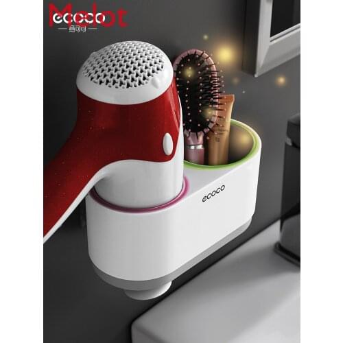 Hair Dryer Rack Punch-Free Bathroom Toilet Storage Rack Wall Hanging Hair Dryer Rack Hair Dryer Shelf