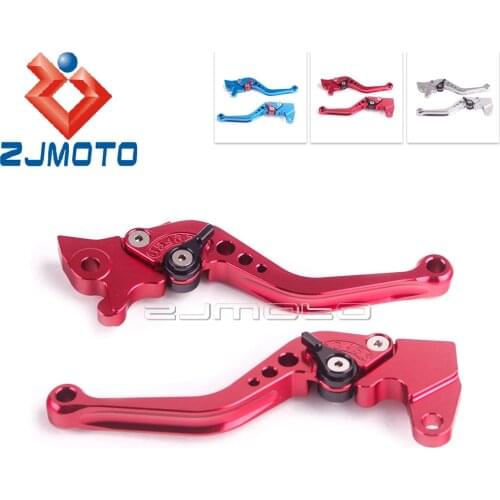 2X Motorcycle Parts Aluminum Red Front Brake Lever Left/Right Hand Handle Lever For Yamaha JOG 100 Clutch Lever 1 Pair