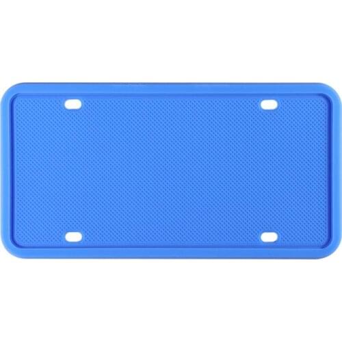 Rust Rattle-proof Silicone License Plate Frame Car Modification Weatherproof 1XCF