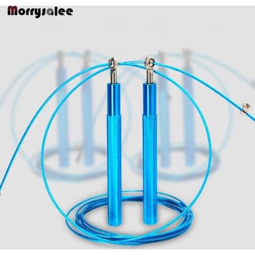 Jump Rope Crossfit Ultra-speed Ball Bearing Skipping Rope Steel Wire jumping ropes for Boxing Gym Fitness Training Eight color