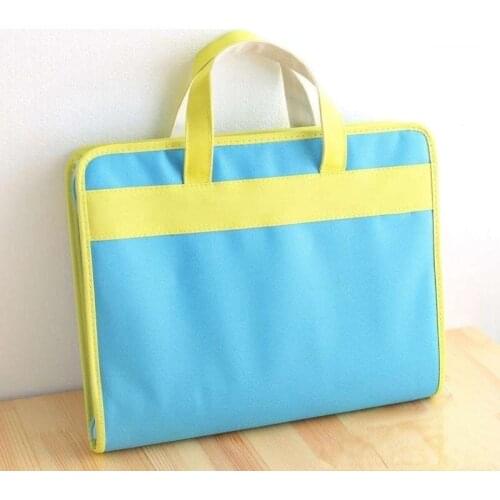 Test Paper Folder Expanding File Bag Student Insert Classified Storage Box File Organize Bag Document Organizer File Folder A4