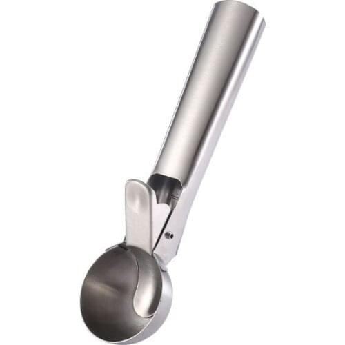 Thickened stainless steel ice cream spoon digger ice cream baller ice cream ball spoon fruit digging ice cream spoon