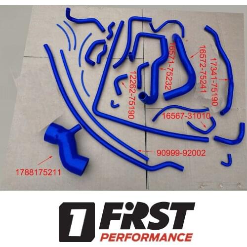 Coolant Hose Air Hose for Toyota Land Cruiser Prado LC150 2700 AT 2.7L TRJ150L GKPEKV 2TRFE 17881-75211 16571-75232 16572-75241