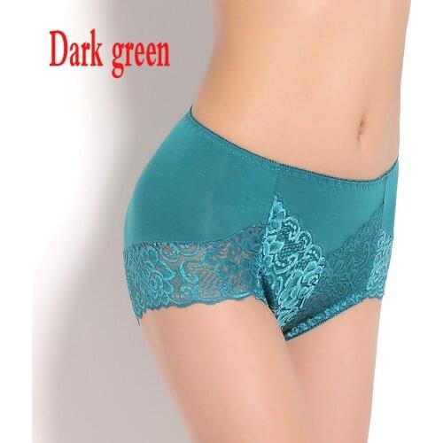 HW8 Sexy Women Lace Flower Panties Fashion Underpants Transparent Cotton Briefs Underwear Womens Panty Intimates Culotte Femme