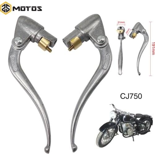 ZS MOTOS 1 Pairs Ural CJ-KC750 Original Left Clutch And Right Brake Hand Grip Lever Case For BMW M1 M72 Motor Brake Hand Grip