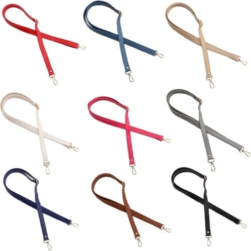 066C 138cm Long Faux Leather Shoulder Bag Strap DIY Purse Handle Adjustable Crossbody Handbag Belt Replacement Accessories with