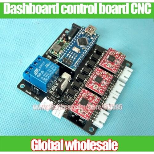 1pcs GRBL mini laser engraving machine laser CNC Dashboard control board USB CNC 3 axis stepper motor controller DIY