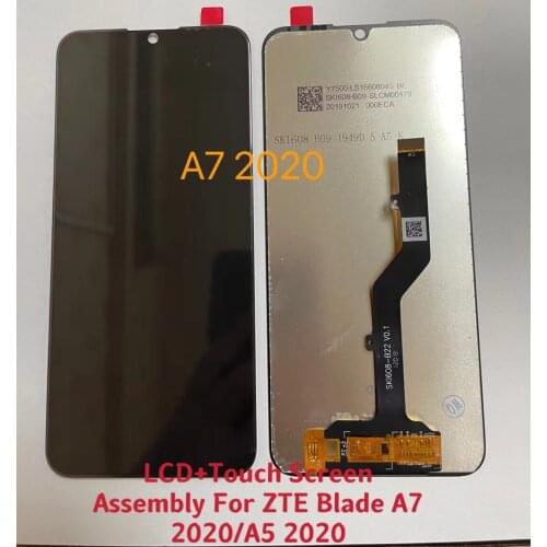 100% Original Tested LCD Display For ZTE Blade A5 2020/A7 2020 LCD Parts With Sensor Touch Panel Screen Assembly For A5 2020