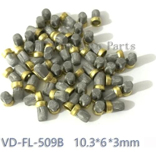 30pcs high quality fuel injector metal filter micro filter10.3*6*3mm for Fuel Injector repair kits(VD-509B