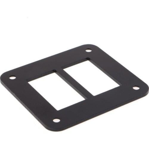 Aluminum Rocker Switch Panel 2/3/4/6 Way Housing Holder For Car Boat Auto Parts