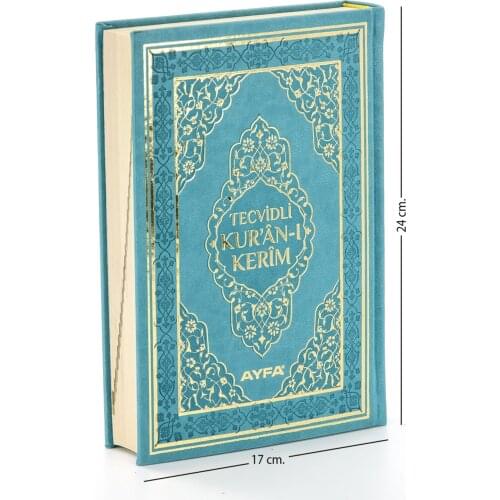 Ayfer To Tecvidli Kur'anı Holy Medium size-9.1137 holy quran book juz verse hadith arabic turkish meal tecvid