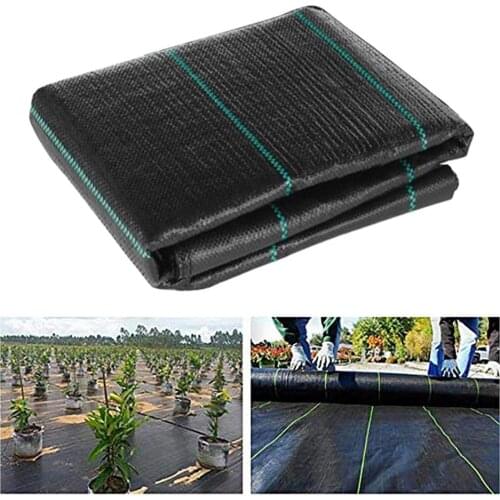 1Pc Weed Barrier Fabric Agriculture Greenhouse Garden Weeding Control Orchard Plant Weeding Anti-Grass Ground Cloth Cover Mats