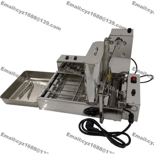 Free Shipping 3-5cm 1800pcs 4pcs/Row Commercial Stainless Steel 110v 220v Electric Auto Mini Donut Doughnut Machine Maker Fryer