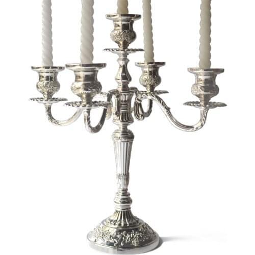 Large Metal European Candle Holder Dinner Table Rose Romantic Candle Holder Modern Wedding Kerzenhalter Home Decoration BA60ZT