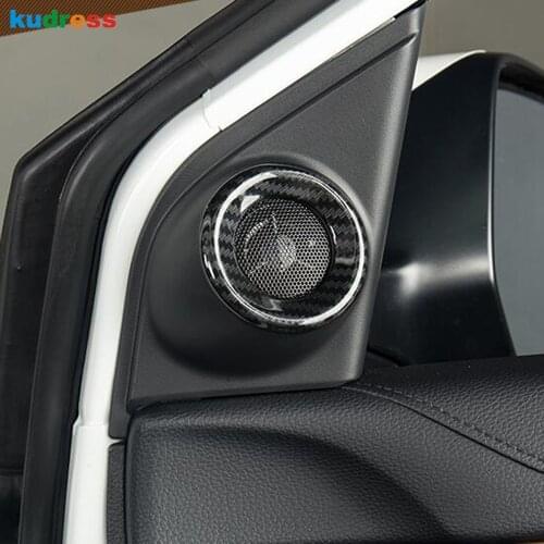 For Honda CRV CR-V 2017 2018 2019 A Pillar Post Door Stereo Speaker Ring Surrounding Cover Molding Trim Car Styling Accessories