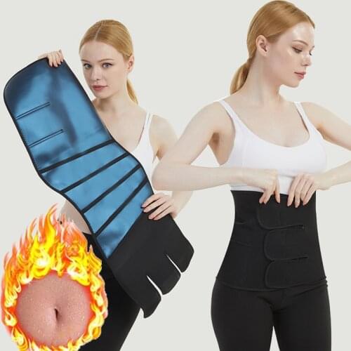 Sauna Effect Steel Bone Waist Trainer Belts Adjustable Velcro Body Shaping Shapewear Belt Rapid Sweating Sports Sweat Corsets