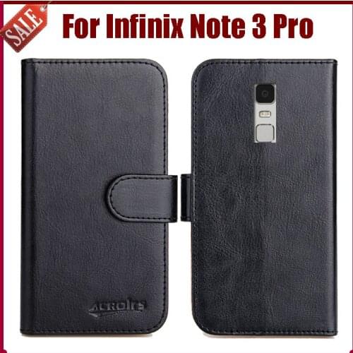 Hot Sale! Infinix Note 3 Pro Case New Arrival 6 Colors High Quality Flip Leather Protective Cover Phone Bag