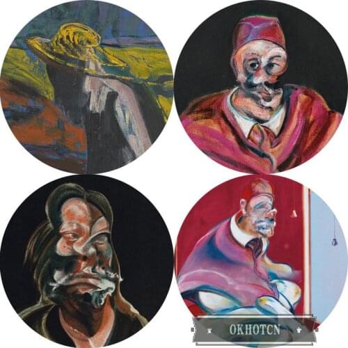 Famous Artist Francis Bacon Replica Print Poster Grotesque Style Abstract Portrait Canvas Painting Wall Art Decor Living Room