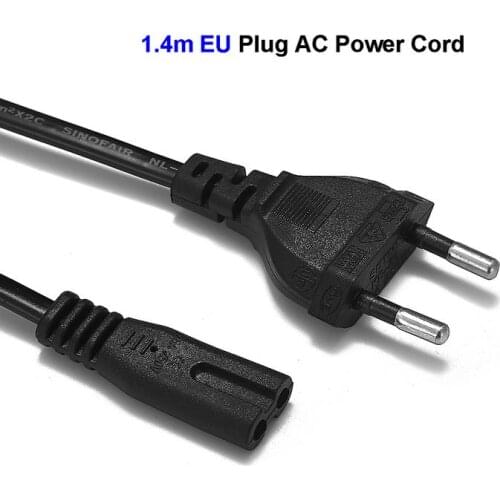 Radio EU Power Cable AU US Figure 8 IEC C7 Power Supply Cord For Xbox one x Battery Charger Sony PSP 3 4 Console DVD Laptop