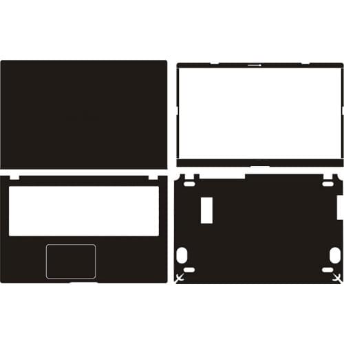 KH Laptop Sticker Skin Decal Carbon fiber Cover Protector for Asus Y5200F 15.6"