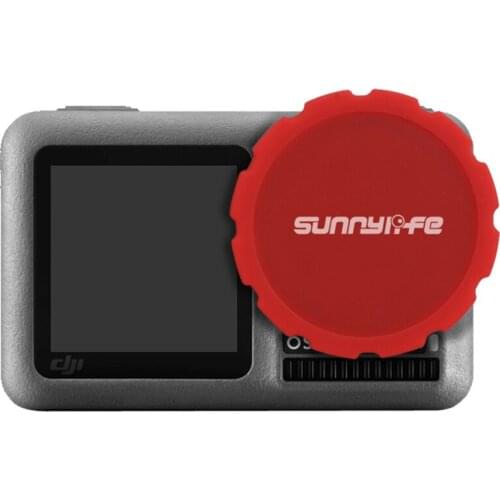 Lens Cover Cap for DJI OSMO ACTION Camera Silicone Protective Lens Cap 2 Pieces Shockproof Case Sports Action Camera Accessory