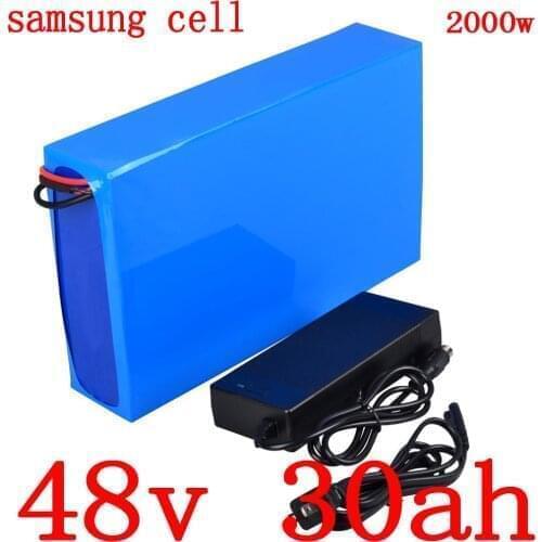 48V 10AH 13AH 15AH 18AH 20AH 22AH 25AH 30AH Lithium Battery Pack 48V Electric Bike Battery 48V 2000W 1000W 500W E-Bike Battery