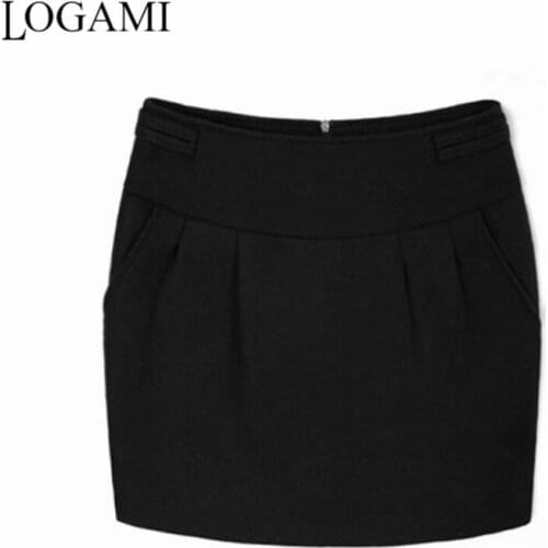 Женские юбки карандаш LOGAMI China At AliExpress