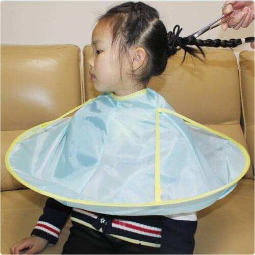 Kids Boy Hair Cutting Cape Gown Hairdresser Barber Apron Hairdressing Children Girls Boys Hair Cut Cloak Umbrella Cape Protecter