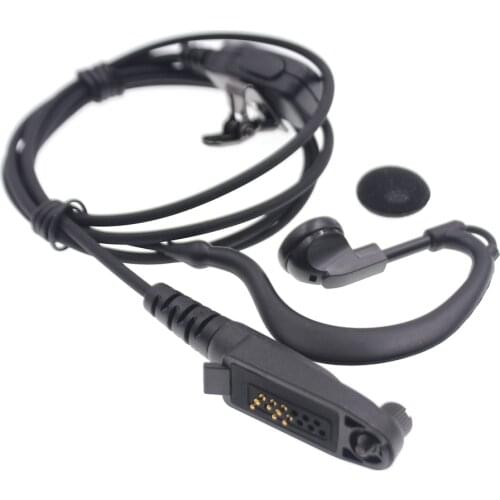G-type Earhook Earpiece Thick Braided Wire Walkie Talkie Headset For UNIWA B8000 Handheld Transceiver