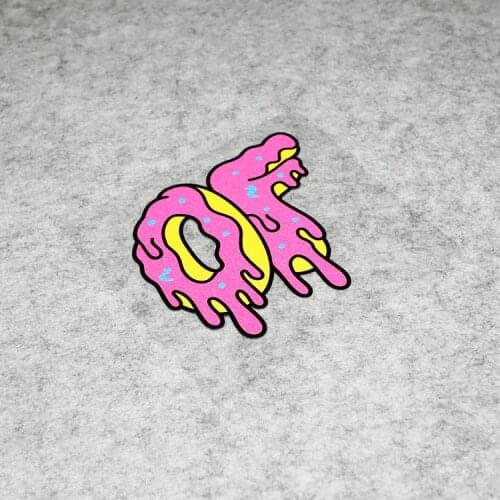 NO.S326 GalonDeco Fashion Reflective Car Sticker Individual Cartoon Doughnuts Car Modification Decoration Car Door & Waist Line