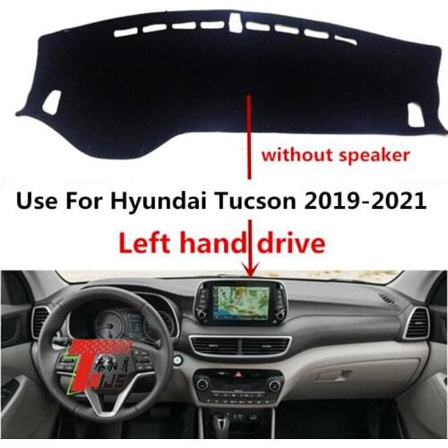 TAIJS Factory anti UV New Design Polyester Fibre Car Dashboard Cover For Hyundai Tucson 2019-2021 Left hand drive