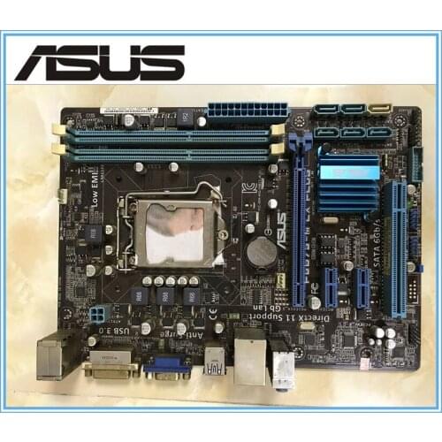 Original motherboard for ASUS P8B75-M LX PLUS DDR3 LGA 1155 For i3 i5 i7 cpu 16GB B75 Desktop Motherboard