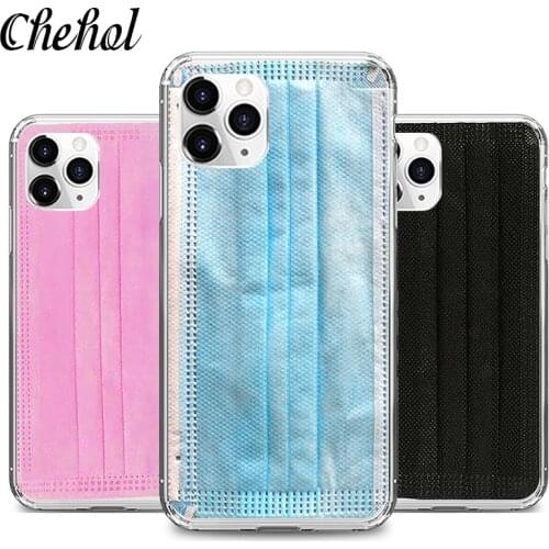 Personalized mask style Phone Case for IPhone 12 Mini 11 Pro SE X XS MAX XR 8 7 6s Plus Covers Soft Silicone Back Shell Fundas