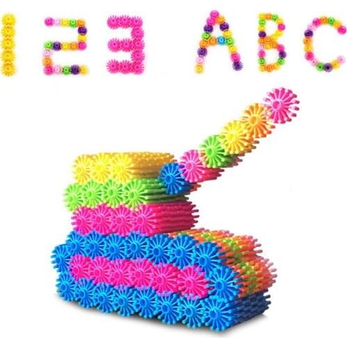 Plastic 3D Gear Interconnecting Blocks Colorful Assembly Insert Construction Building Games Educational Toys for Kids Children