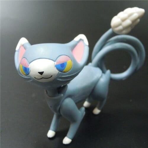 Pokemon Normal Own Tempo Type Glameow Cute Joints Movable Action Figure Model Toys