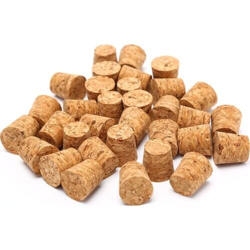 10pcs Tapered Natural Cork Bottle Stoppers Wine Corks Crafts 18*15*20mm