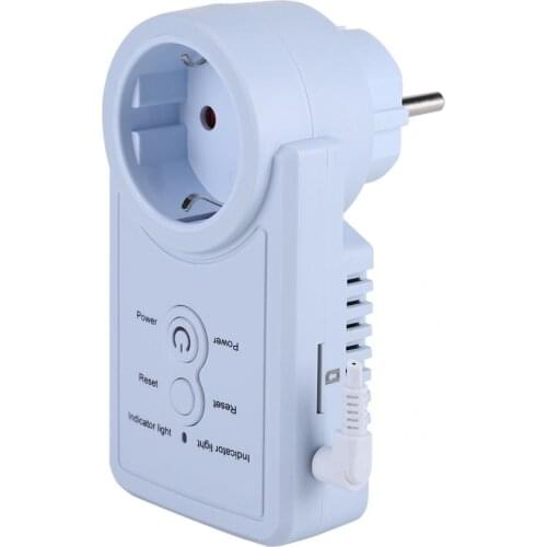EU Plug GSM Smart Socket SMS Remote Control Timing Switch Temperature Controller with Sensor English Russian Language