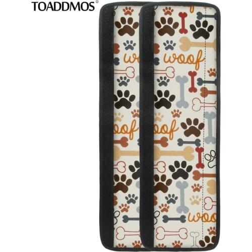 TOADDMOS Cute Bone Dog Paw Print Refrigerator Protector Fridge Door Handle Cover Protection Home Accessories Kitchen Appliance