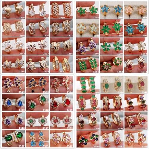 Hot New Statement Large Hoop Earrings for Women Gold Color Round Earrings Luxury Jewelry for Wedding Anniversary Gift acessories