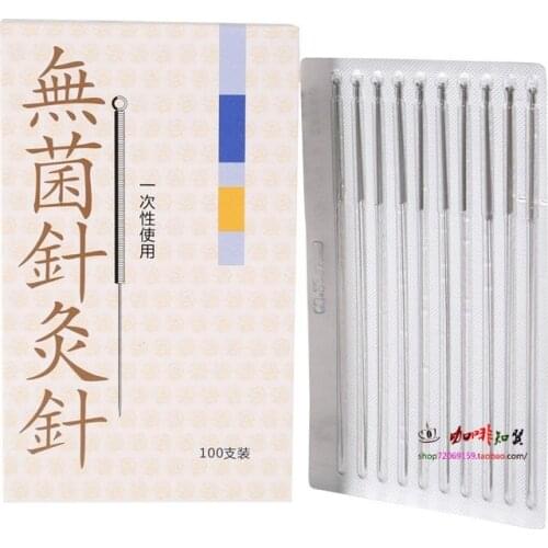 10 boxes of 100pcs disposable sterile acupuncture needle sterile acupunture asepsis aluminum foil packing Cloud dragon