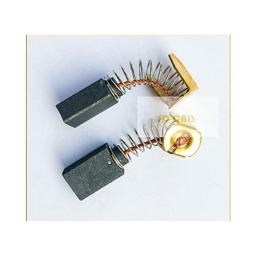 2 Pcs Electric Tool Spare Part 13x8x5mm Motor Carbon Brush 0.55" x 0.3" x 0.2"