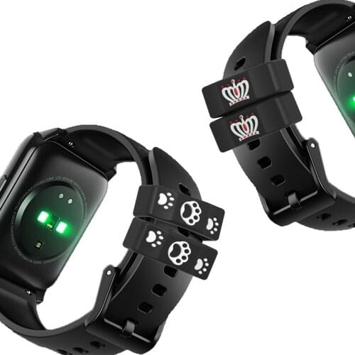 20mm 22mm Silicone Safe Ring Keeper Buckle Loop Holder for Samsung Garmin Amazfit Huawei Fossil Suunto Ticwatch Watch Band Strap