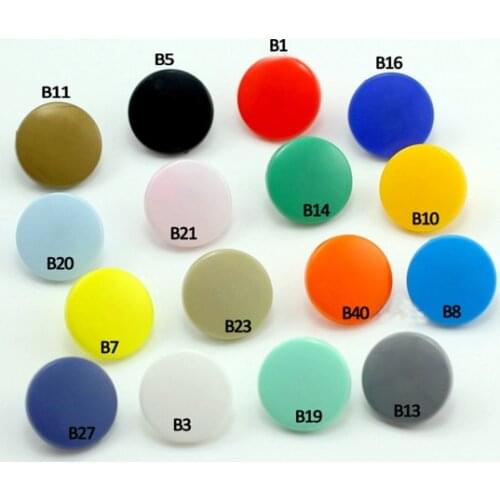 200sets Plastic snap buttons KAM plastic nylon 16colors snap fastener 4-part buttons for kidswear, rainwear T-5-004