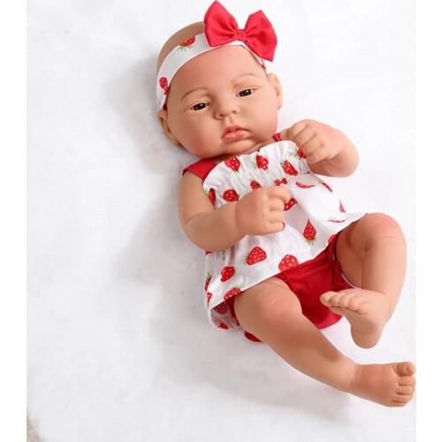 40 cm DIY Fashion Clothes Bebe Reborn Soft Lifelike Real Reborn Dolls Toys Gift For Children Reborn Bebe Dolls For Girls